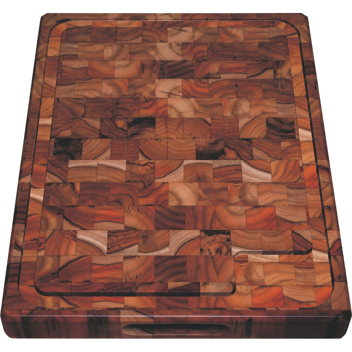 TABLA DE TECA PARA PRESENTACION Y CORTE 50 X 38 X 4CM - CHURRASCO PREMIUM