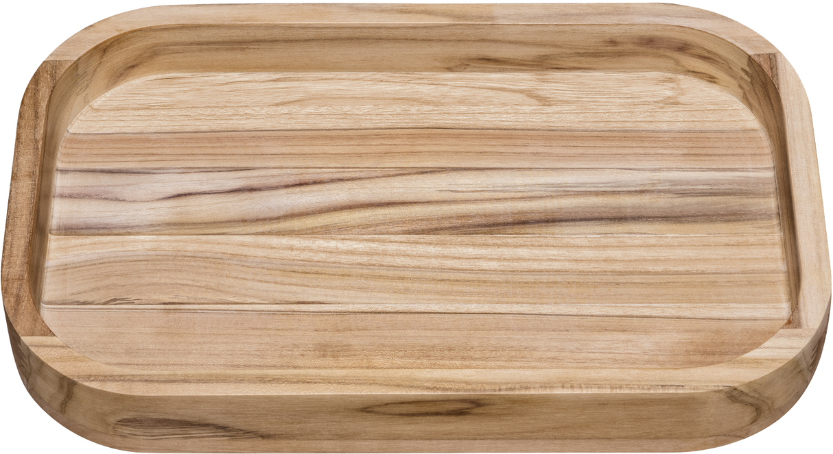 FUENTE DE MADERA DE TECA 40X25X5CM - CHURRASCO ESSENCIAL