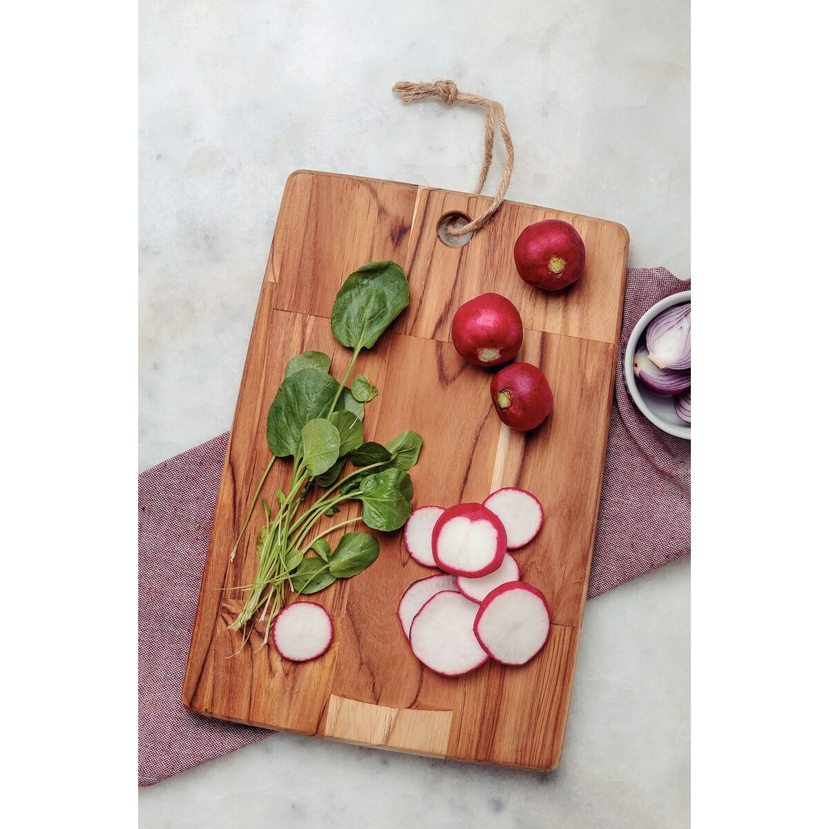 TABLA PARA CORTAR Y SERVIR 28 X 19 X 1,8CM - KITCHEN FSC