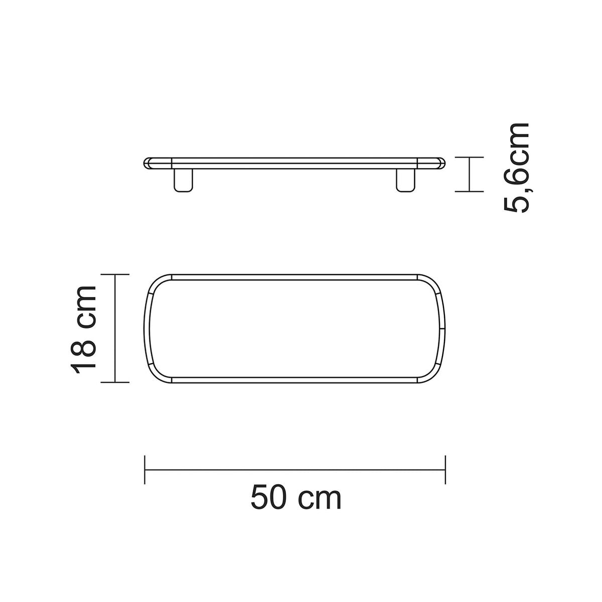 TABLA DE TECA PARA SERVICIO Y PRESENTACION 50X18X5CM - PROVENCE