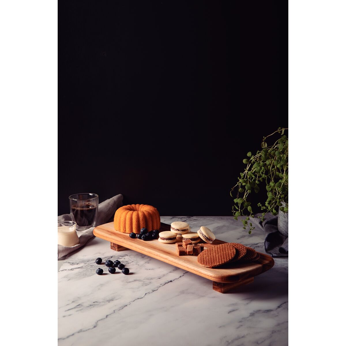 TABLA DE TECA PARA SERVICIO Y PRESENTACION 50X18X5CM - PROVENCE