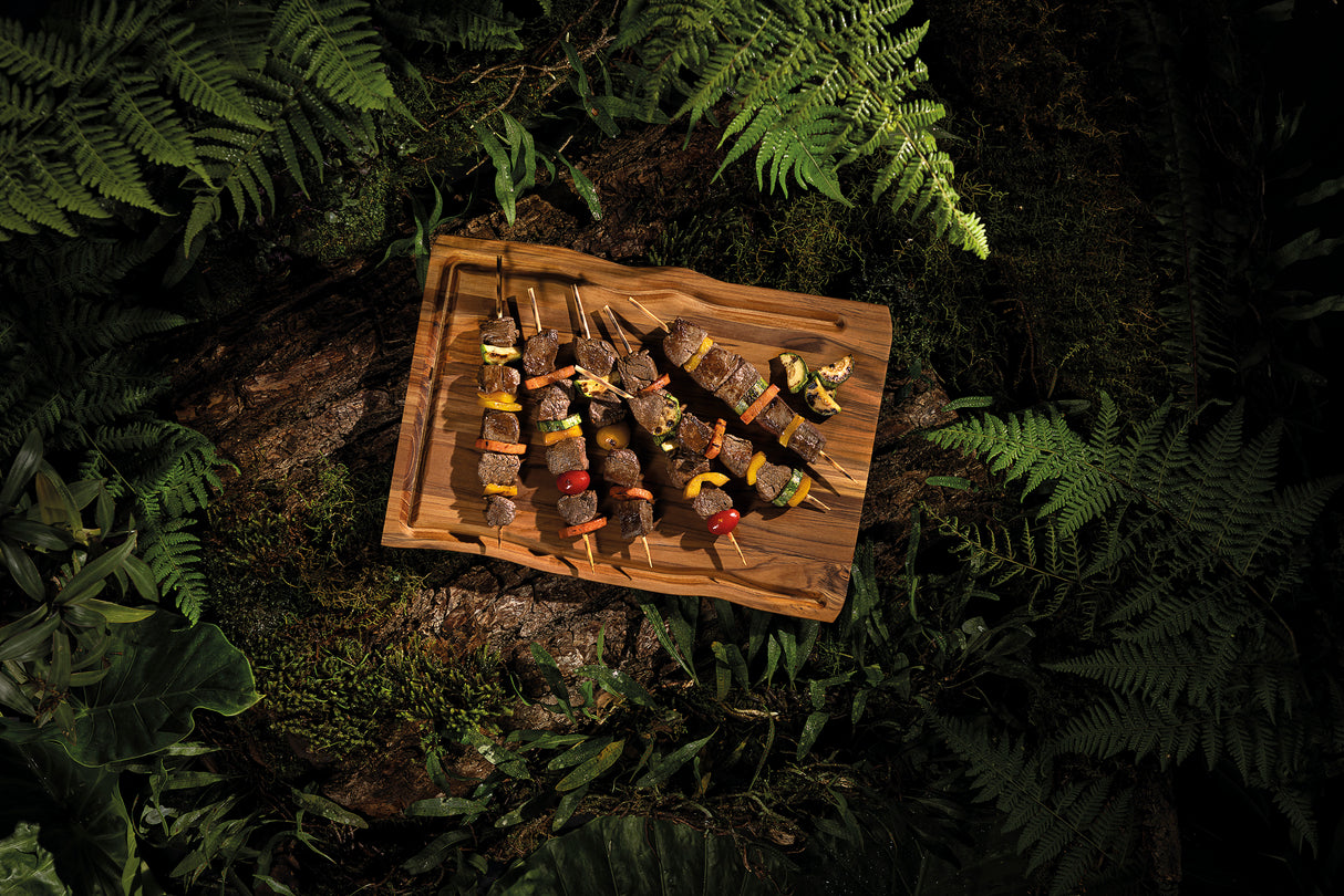 Tramontina Tabla Rectangular de Madera Teca Savia 40x28 cm