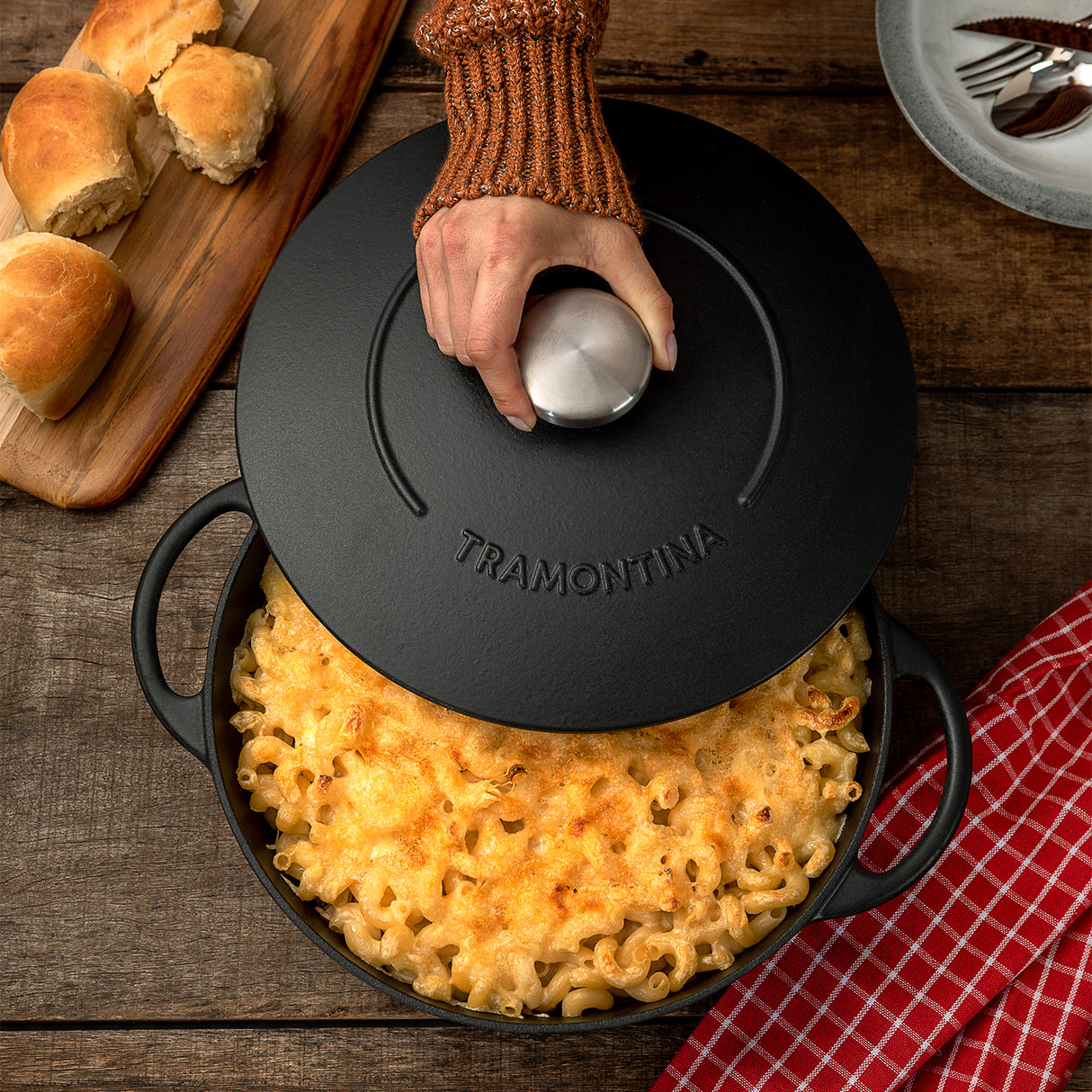 Tramontina Cazuela de Hierro Fundido Esmaltado 28 cm