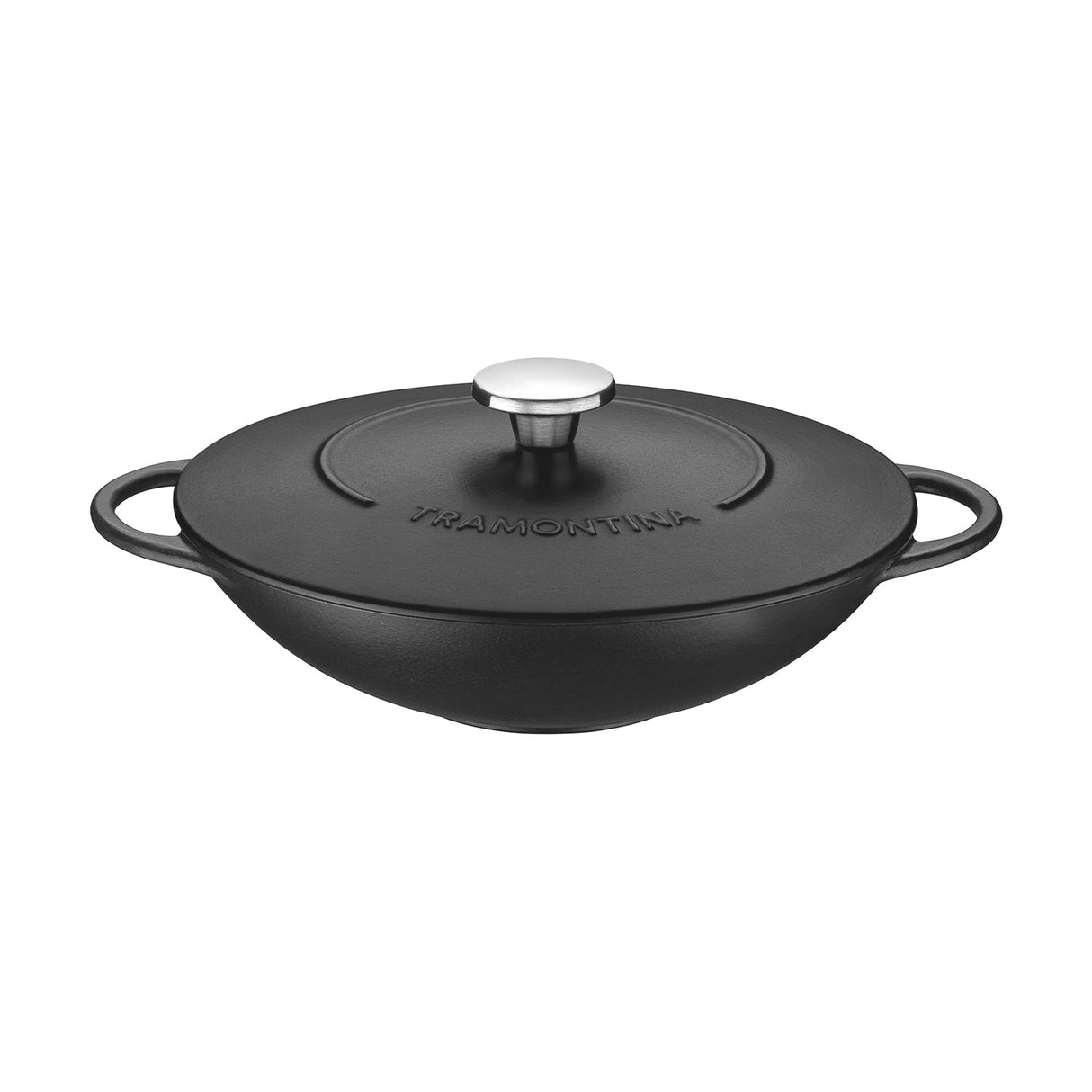 Tramontina Wok de Hierro Fundido Esmaltado 32 cm 5L