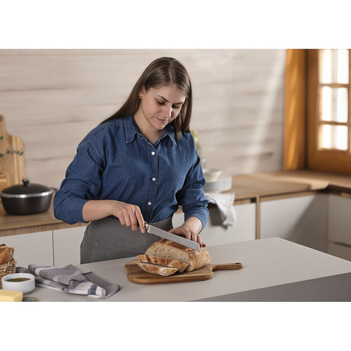 Pain 20,5 cm Couteau - Century Wood NSF