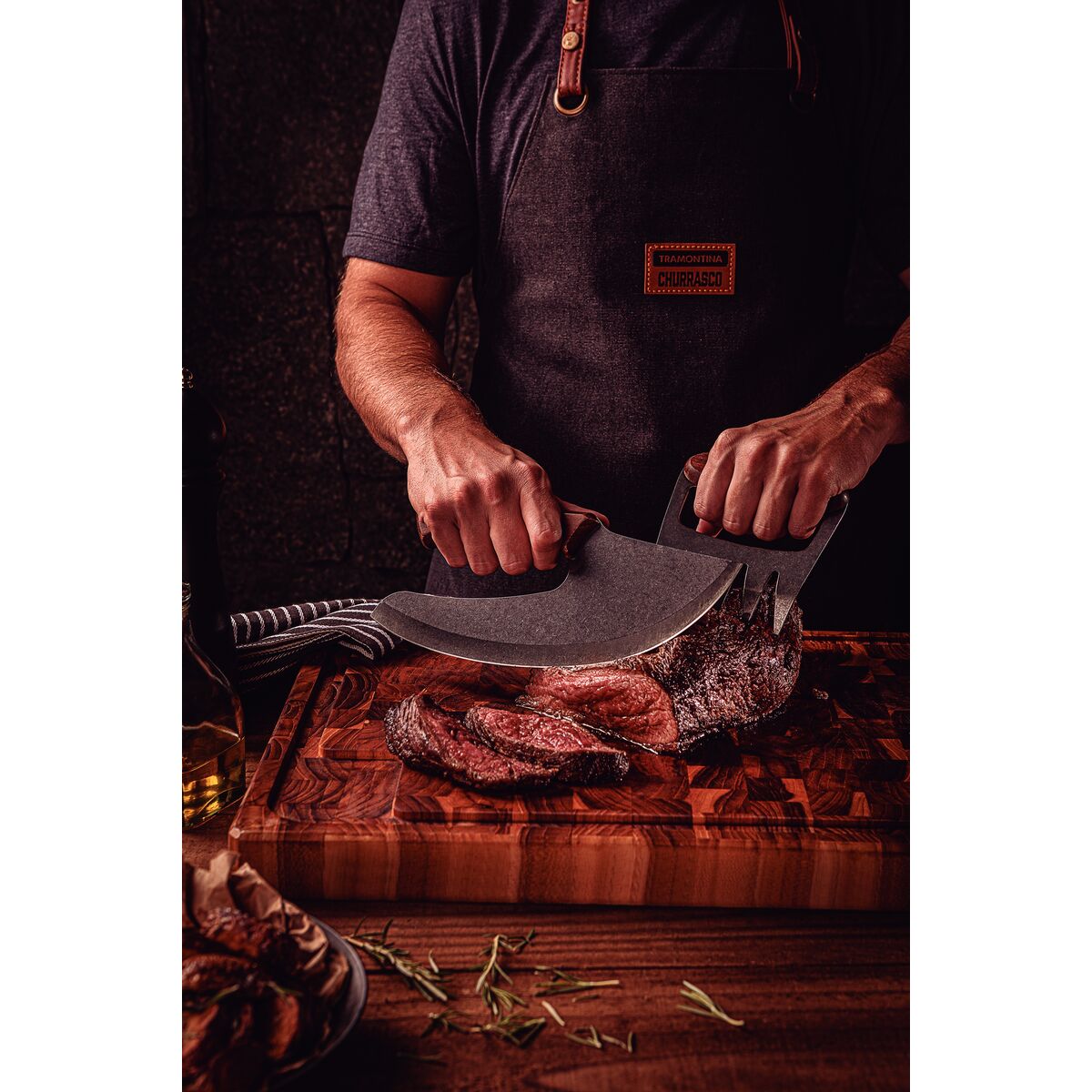 CORTADOR MULTIUSO 26CM - CHURRASCO BLACK FSC