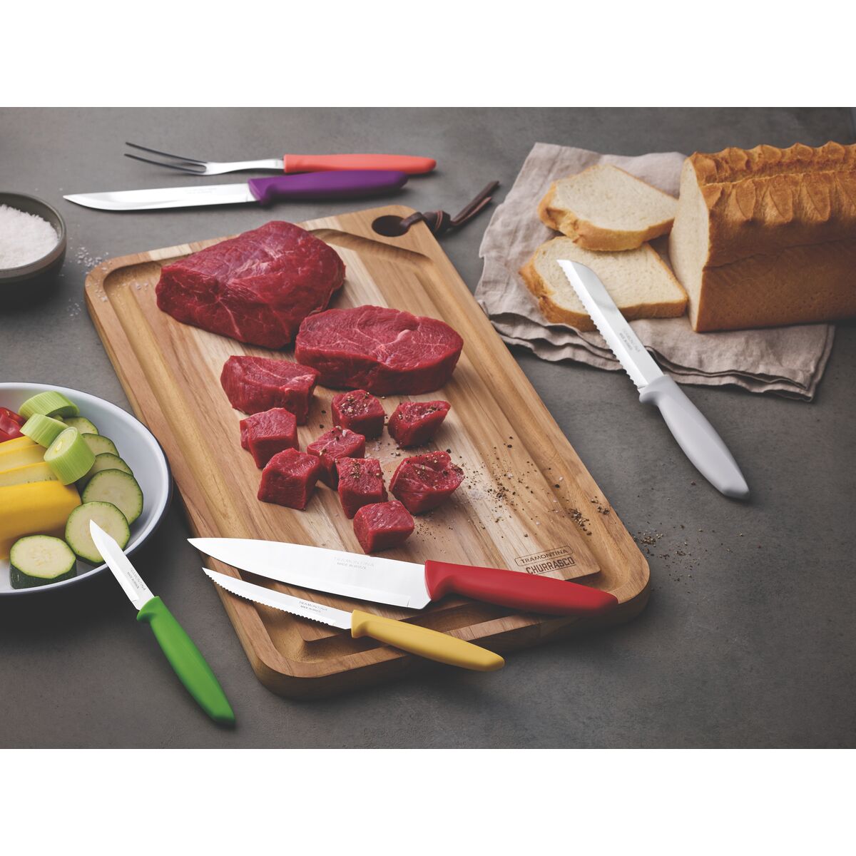 JUEGO DE CUCHILLOS 6PZAS. - PLENUS