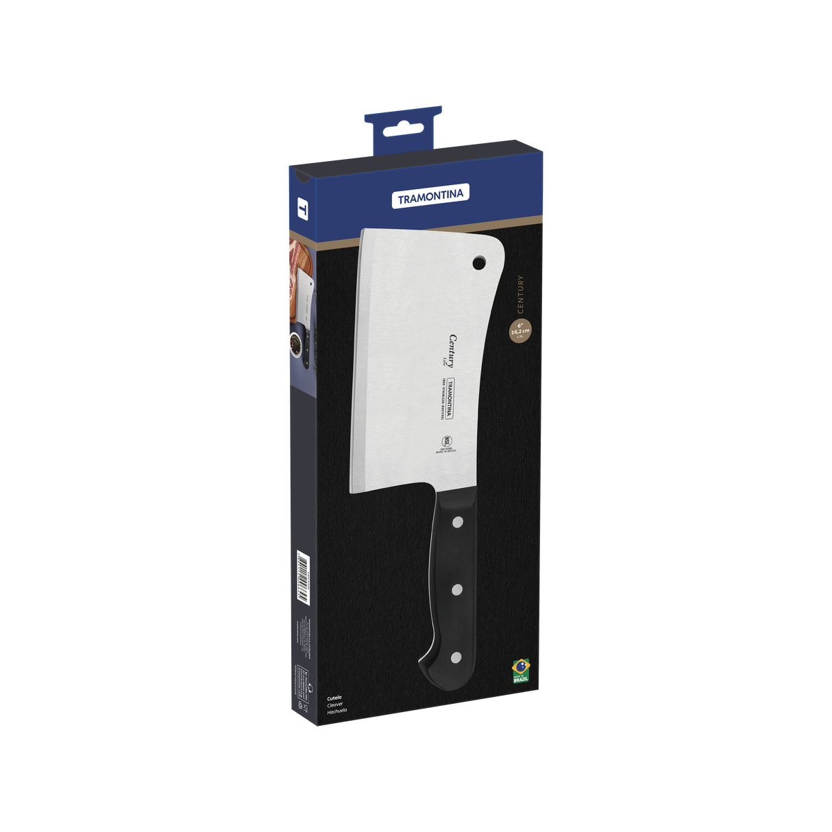 Tramontina Hachuela Century en Acero Inoxidable 15 cm