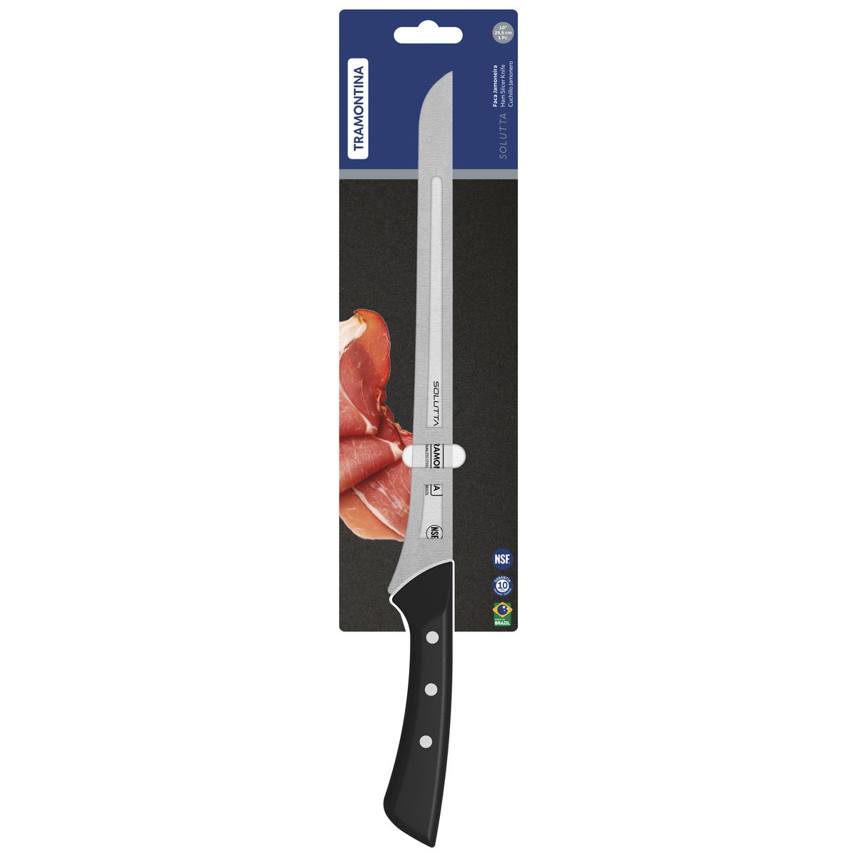 Cuchillo Jamonero Solutta 25 cm Tramontina