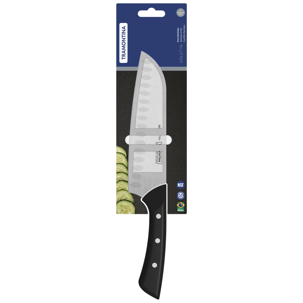 Cuchillo Santoku Solutta 18 cm