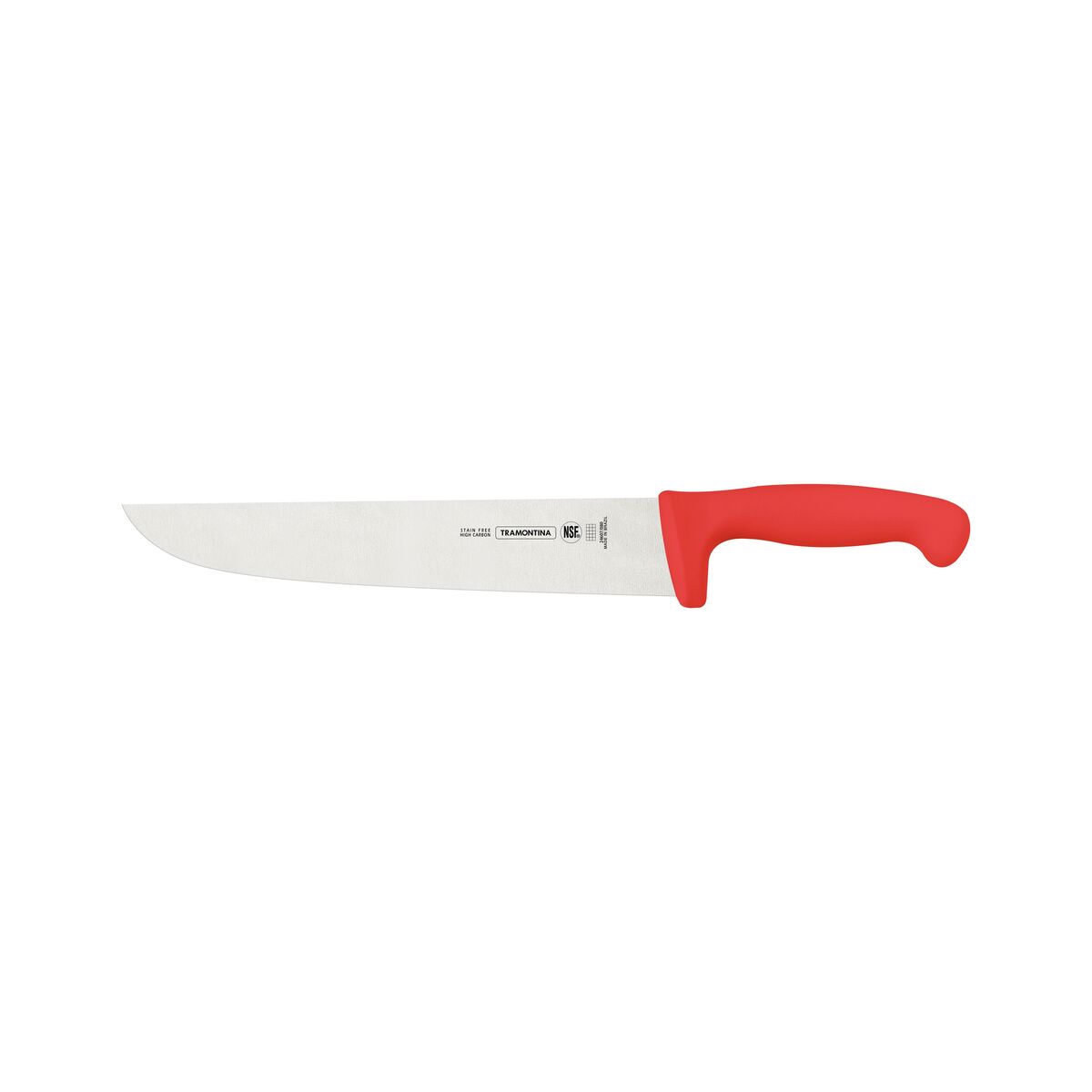 CUCHILLO CARNICERO 26,5CM - PROFESSIONAL ROJO NSF