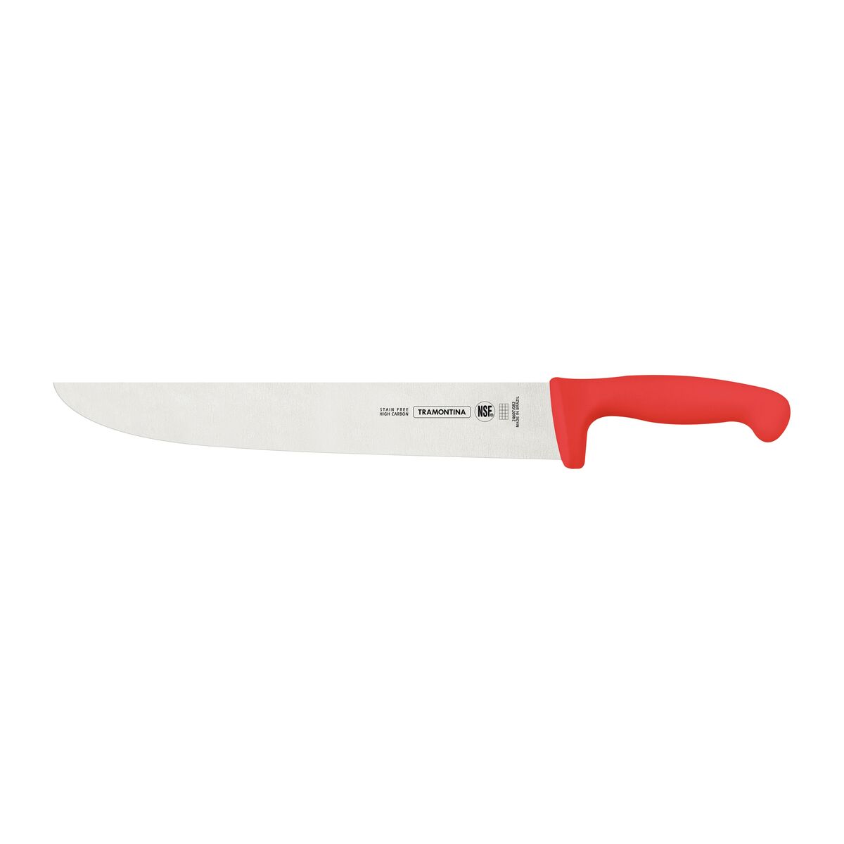 CUCHILLO CARNICERO 31CM - PROFESSIONAL ROJO NSF