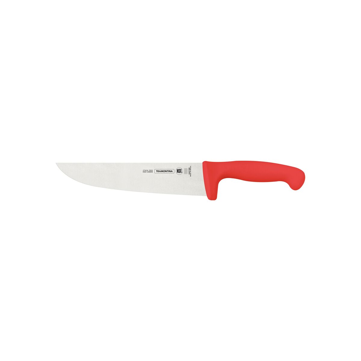 CUCHILLO CARNICERO 21,5CM - PROFESSIONAL ROJO NSF