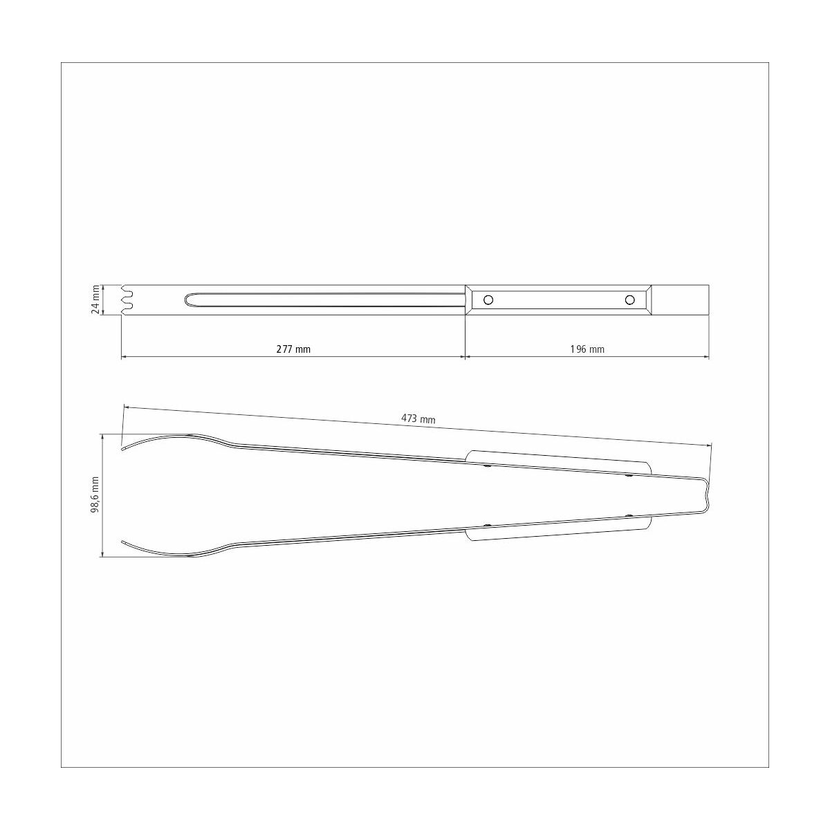 PINZA PARA CARNE 47CM