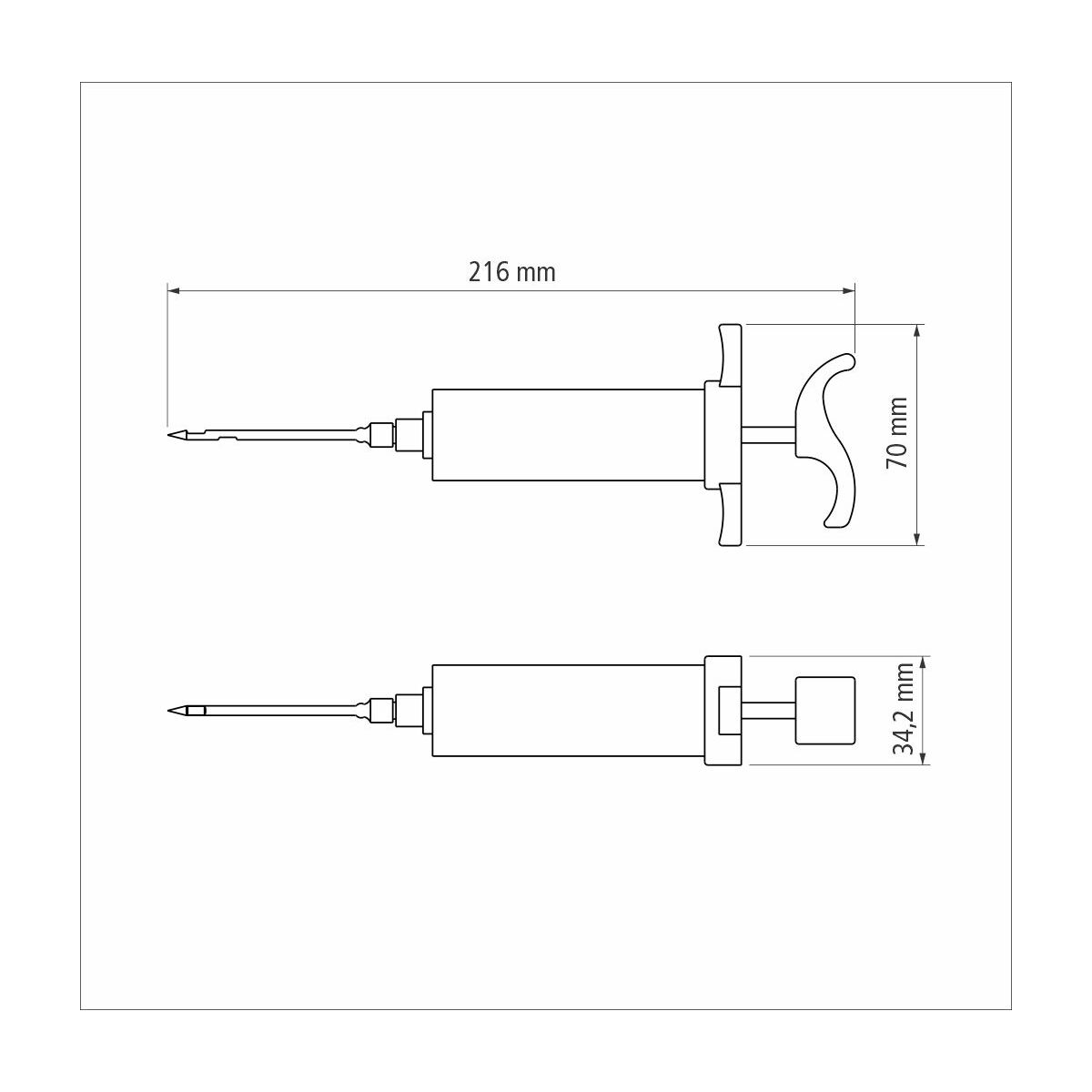 INYECTOR DE SALSAS 30ML - CHURRASCO