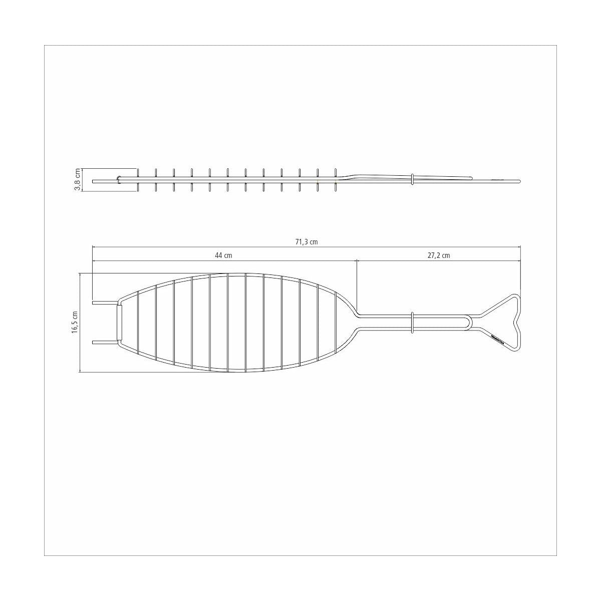 PARRILLA PARA PESCADOS - CHURRASCO
