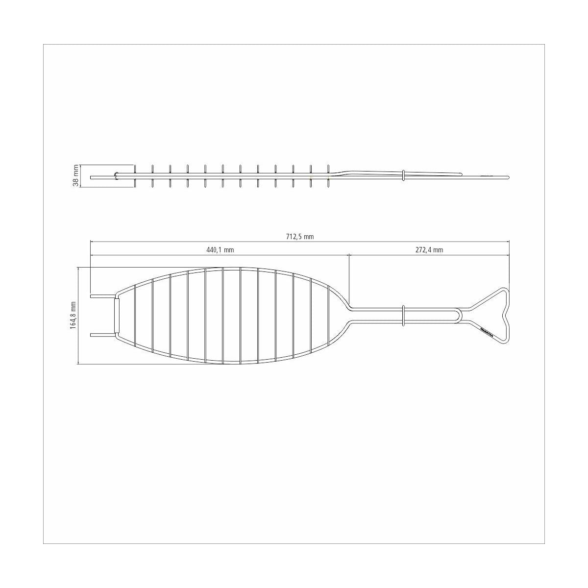 PARRILLA PARA PESCADOS - CHURRASCO