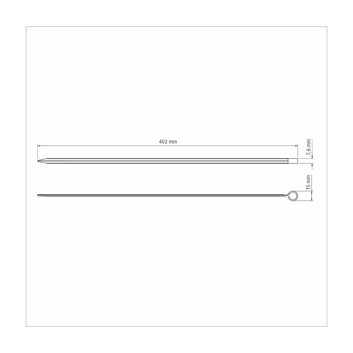 JUEGO DE BROCHETAS (40CM) 6PZAS.