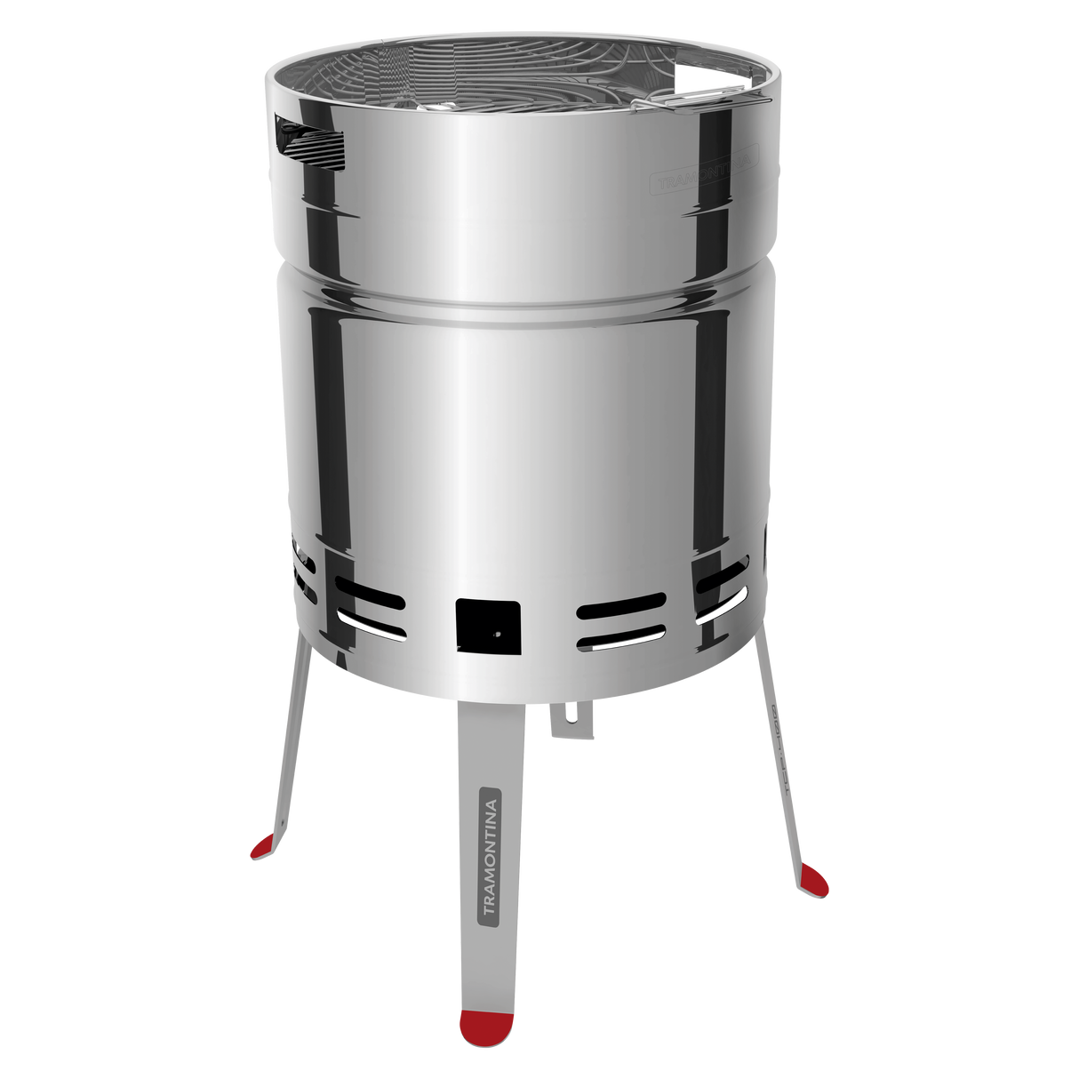 Tramontina Parrilla Grill a Carbón TCP 400 de Acero Inoxidable