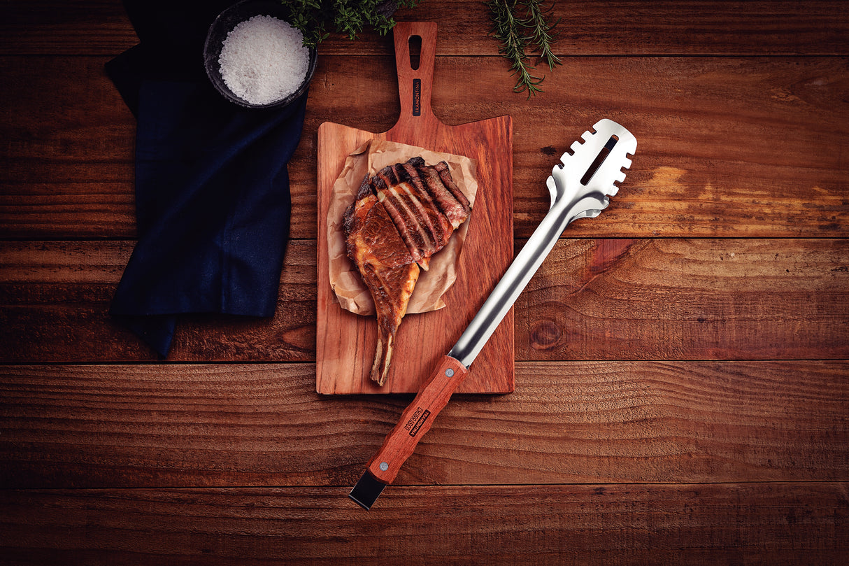 Tramontina Pinza para Carne con Mango de Madera Churrasco 47 cm