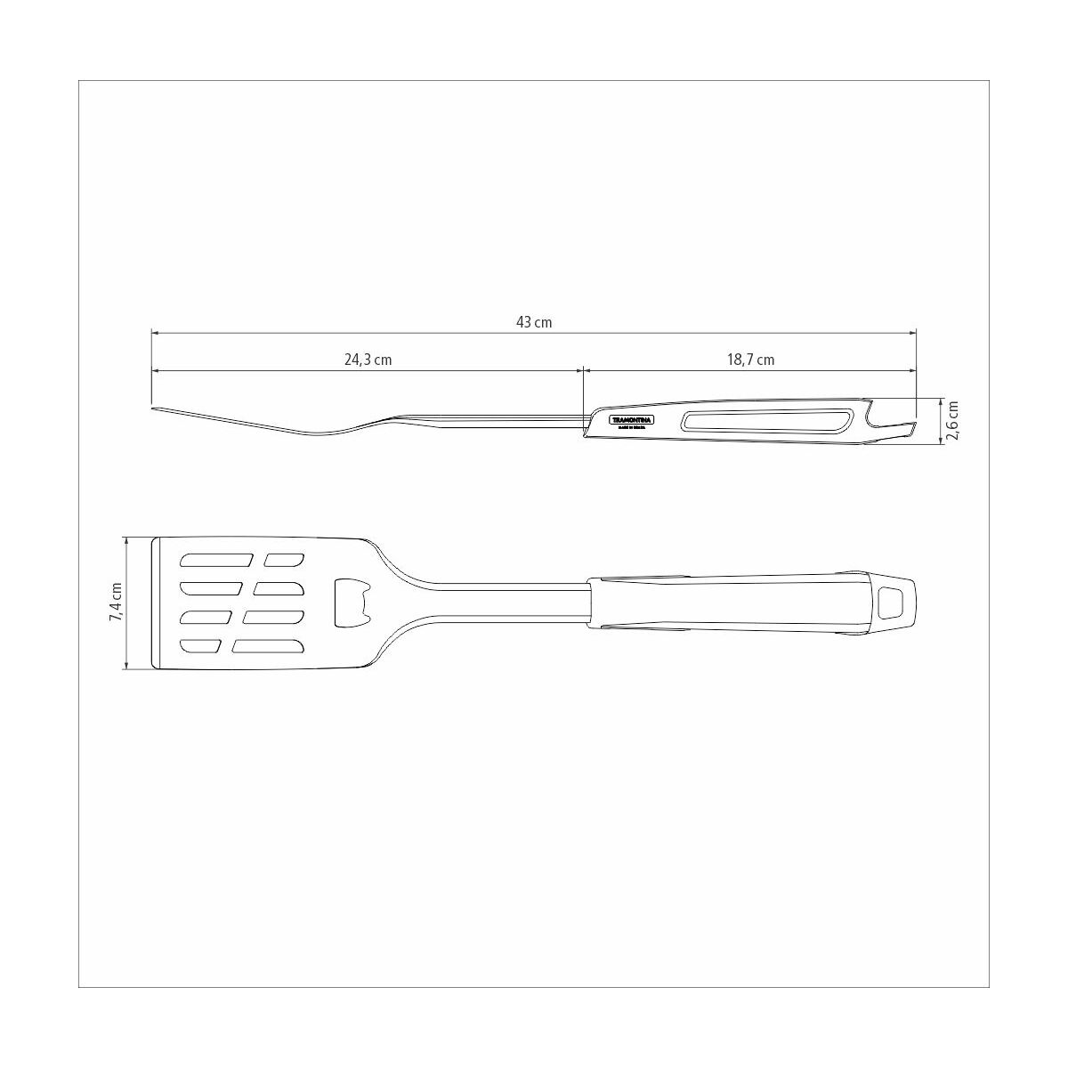 ESPÁTULA PARA CARNE - BLACK COLLETCION