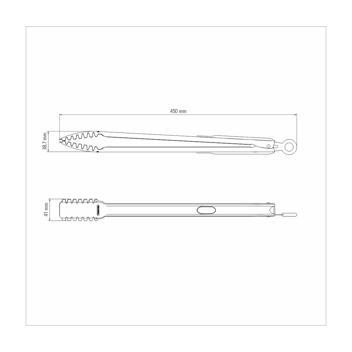 PINZA PARA CARNE - BLACK COLLECTION