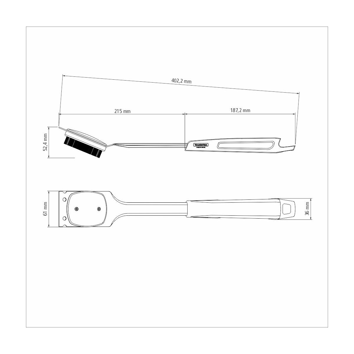 CEPILLO PARA LIMPIAR PARRILLA - BLACK COLLECTION