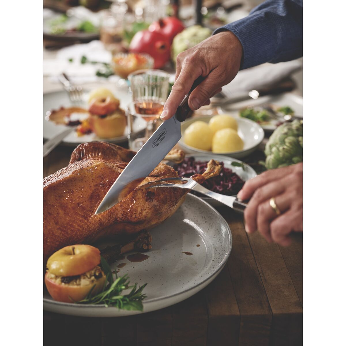 JUEGO PARA BARBACOA 2PZAS. - POLYWOOD FSC CASTAÑO