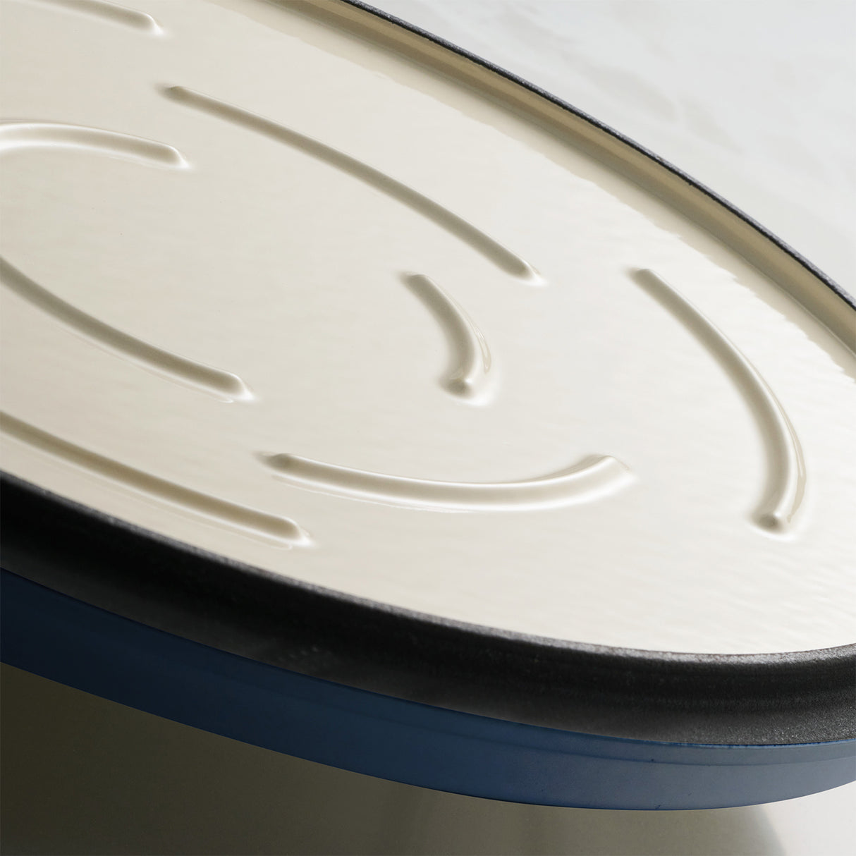 Tramontina Cocotte con Tapa de Hierro Fundido Esmaltado Azul 22 cm