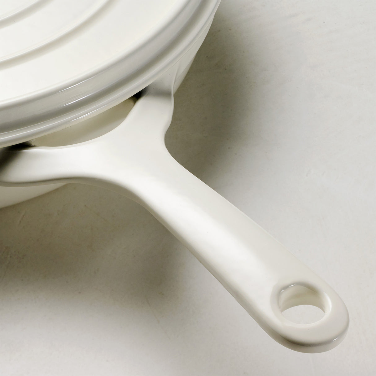 Tramontina Sartén con Tapa de Hierro Fundido Esmaltado Latte 30 cm - 3,8 L