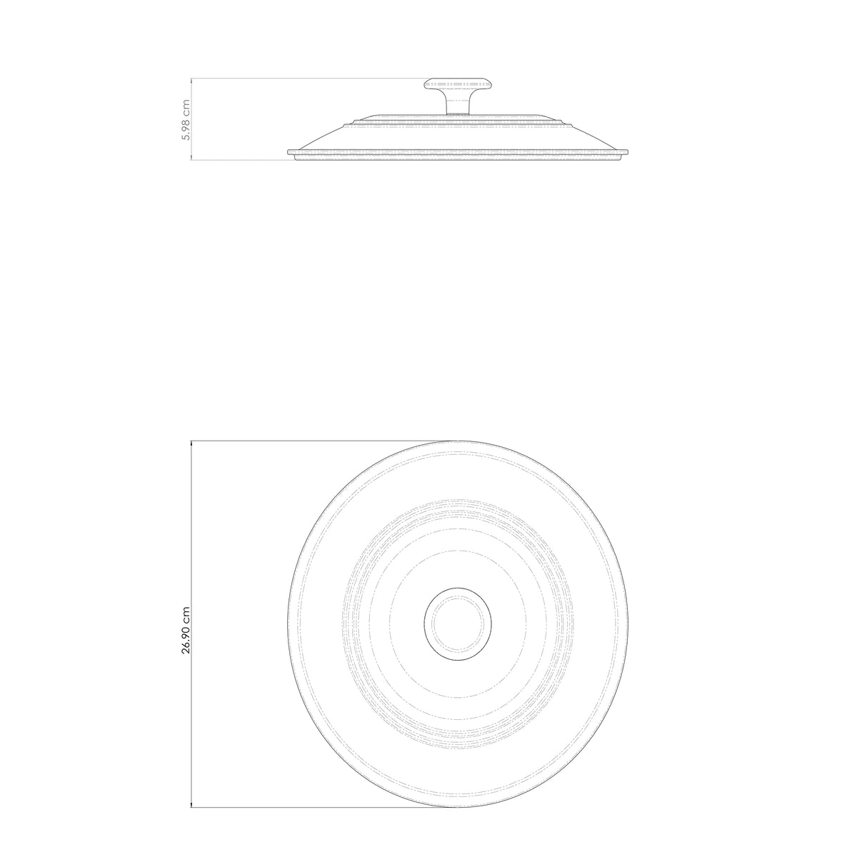 Tramontina Juego de Ollas de Hierro Fundido Esmaltado Apilables Negro 3 piezas