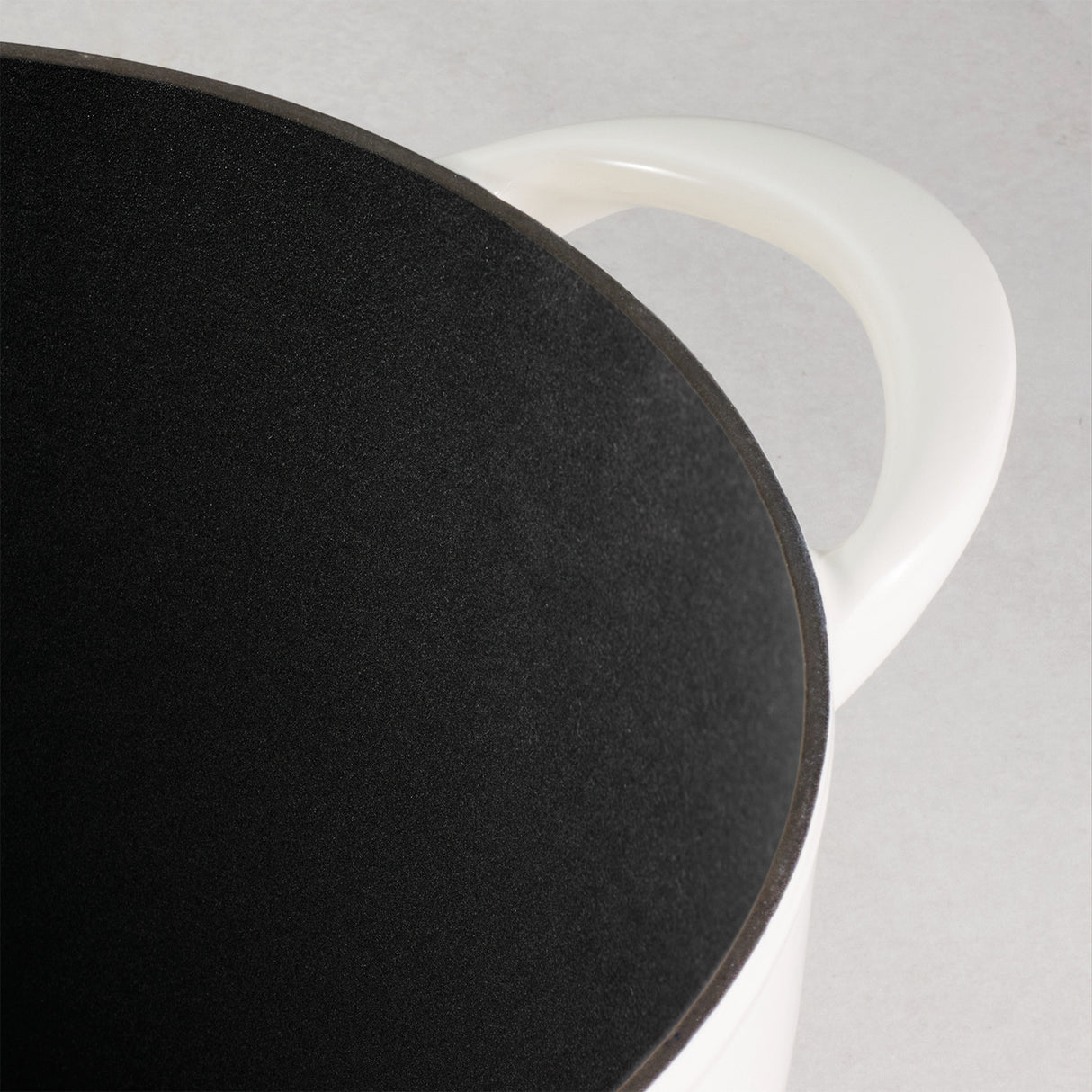 Tramontina Juego de Ollas de Hierro Fundido Esmaltado Apilables Latte 3 piezas