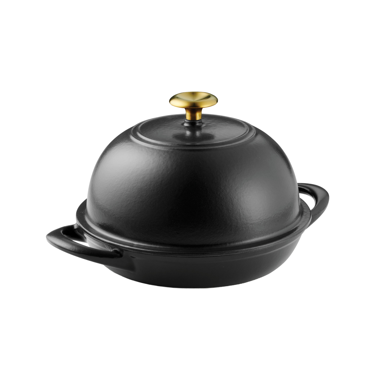 Tramontina Cazuela Horno para Pan de Hierro Fundido Esmaltado Negro 24 cm