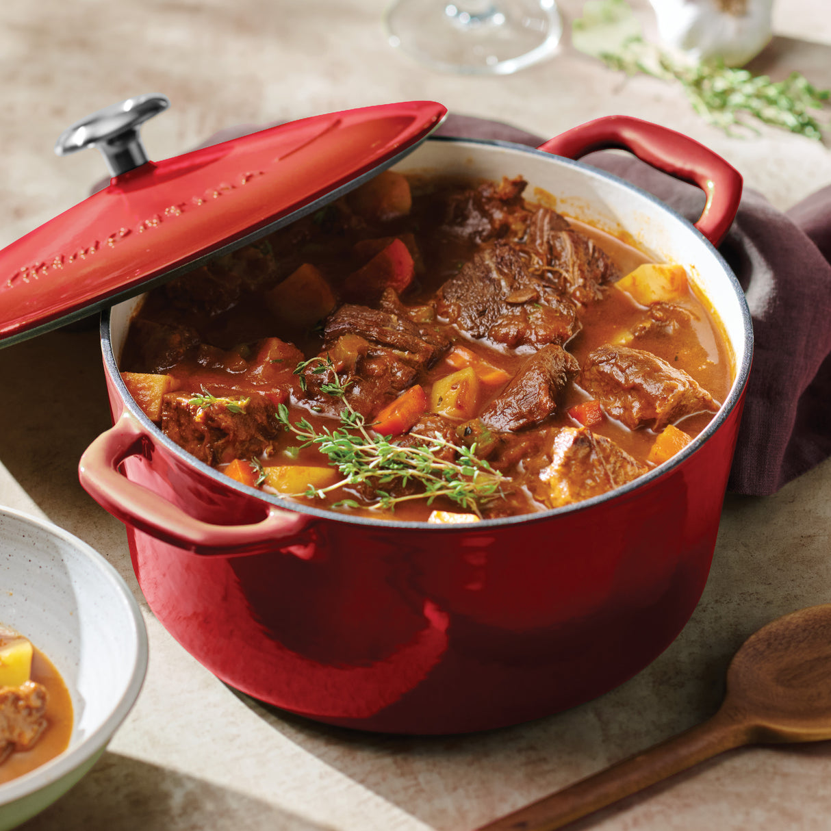 Tramontina Cocote de Hierro Fundido Esmaltado Rojo 28 cm 6,2 L