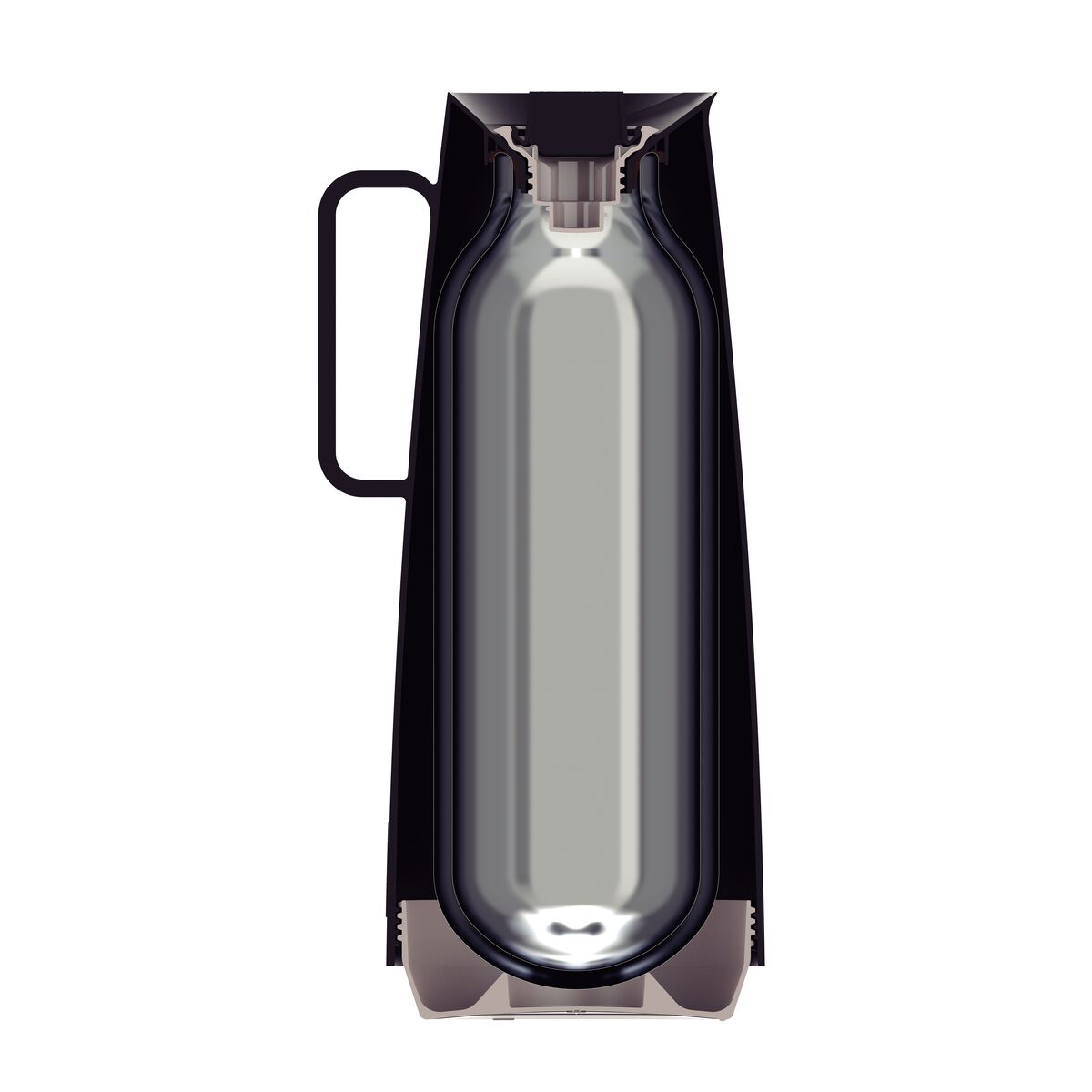 JARRA TERMICA 1L NEGRA - EXATA