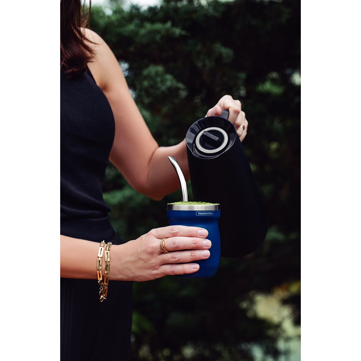 JARRA TERMICA 1L NEGRA - EXATA