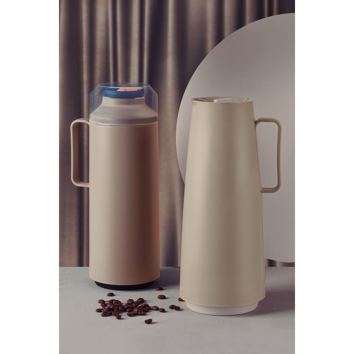 JARRA TERMICA 1L BEIGE - EXATA