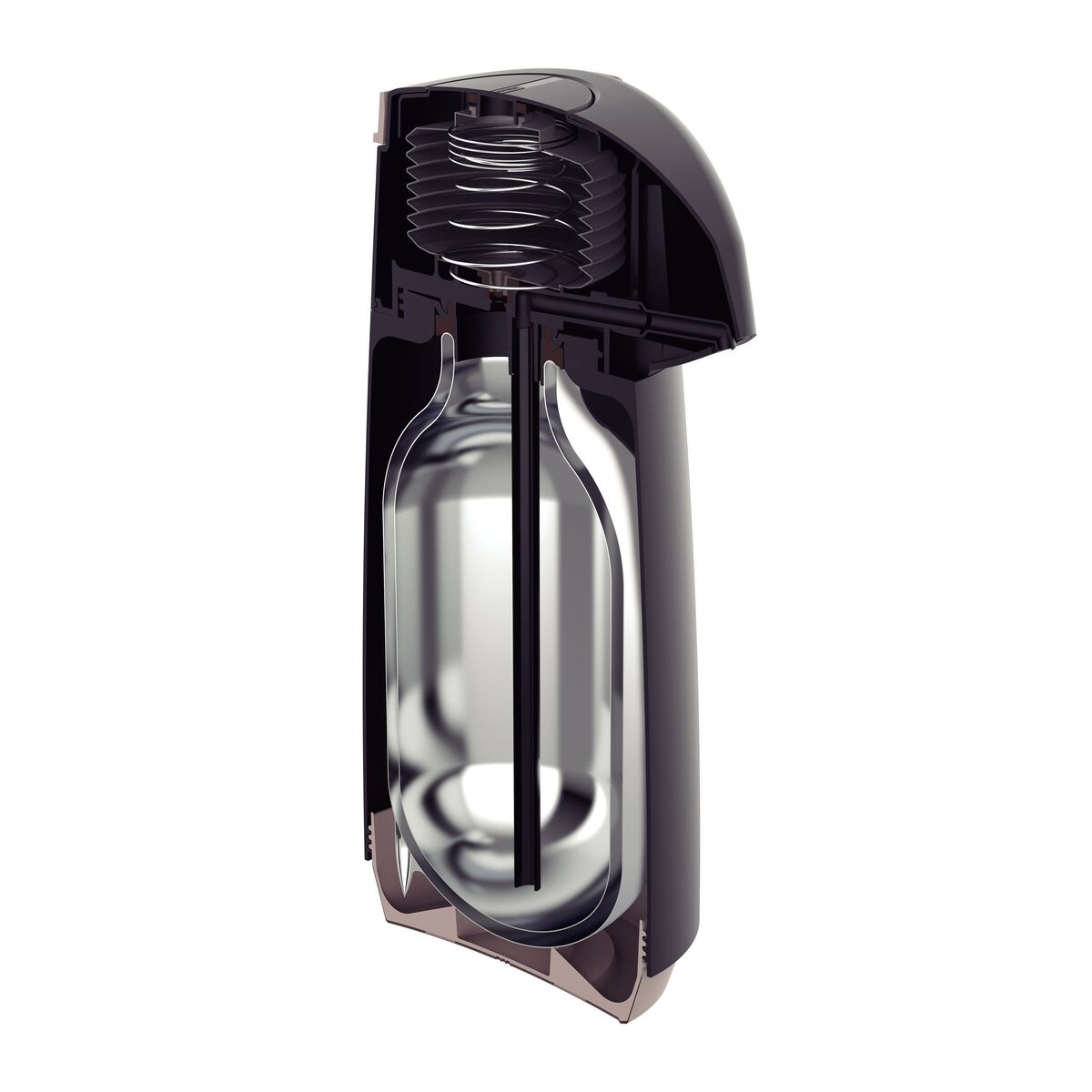 Tramontina Termo con Sifón Exata Negro 1L