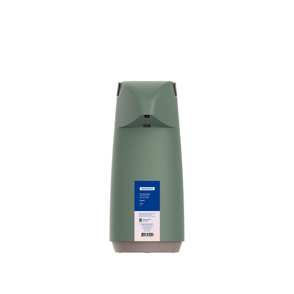 TERMO CON SIFÓN 1L. - VERDE