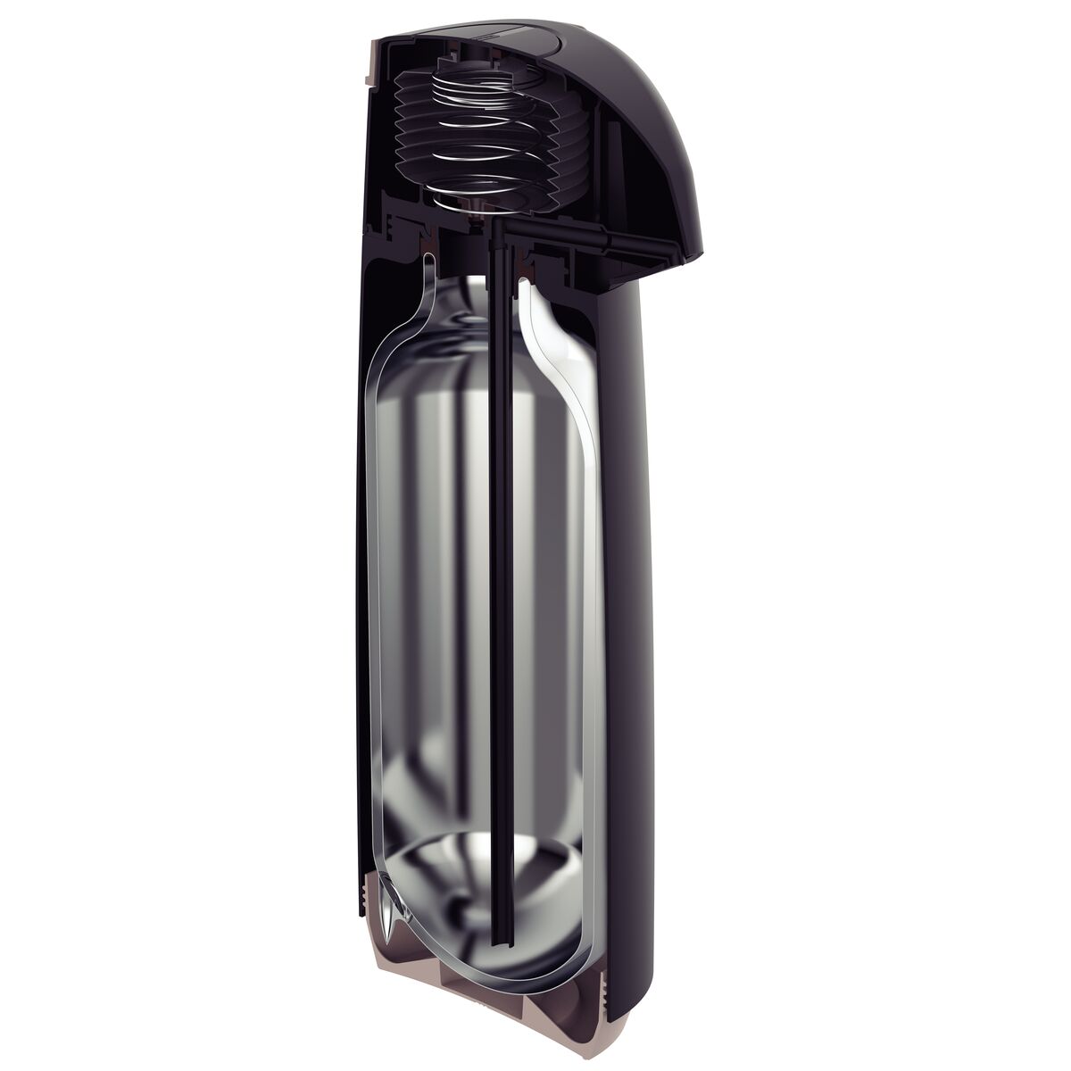 Tramontina Termo con Sifón Exata Negro 1,8L