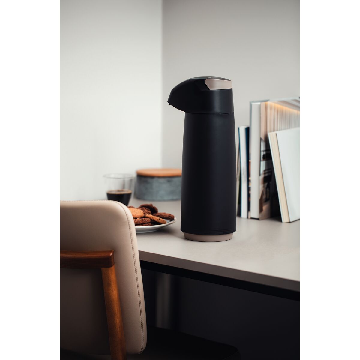 Tramontina Termo con Sifón Exata Negro 1,8L