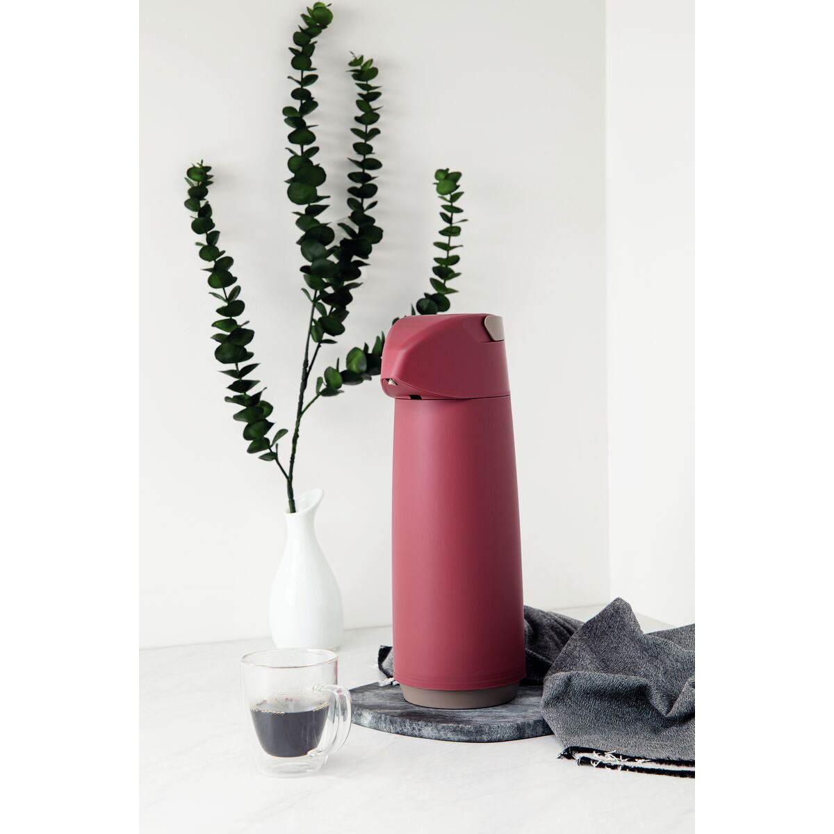 Tramontina Termo con Sifón Exata Rojo 1,8L