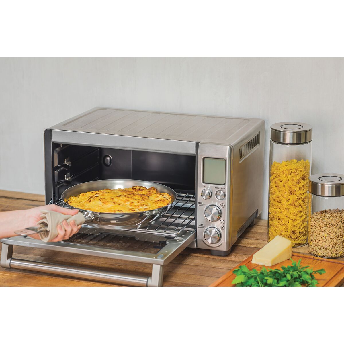 Sartén Professional de Acero Inoxidable Fondo Triple con mango 26 cm 2L