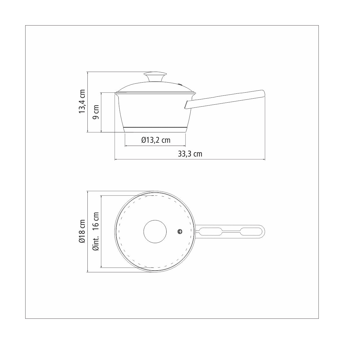 CAZO 16CM - 1.50 L - ALLEGRA