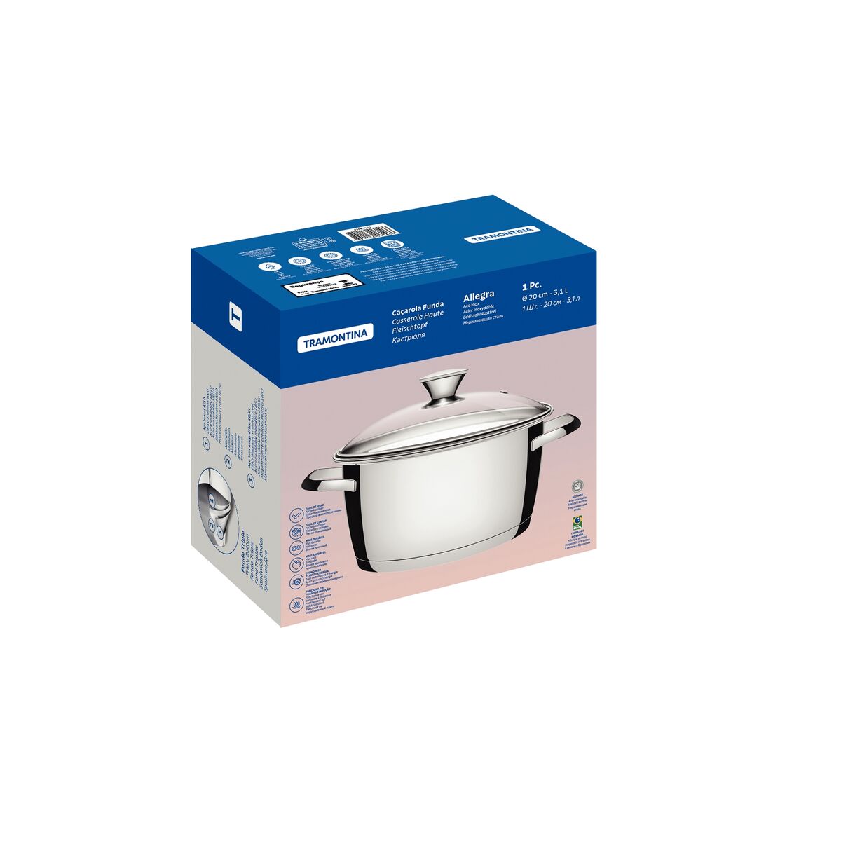 CACEROLA HONDA 20CM - 3,10 L - ALLEGRA