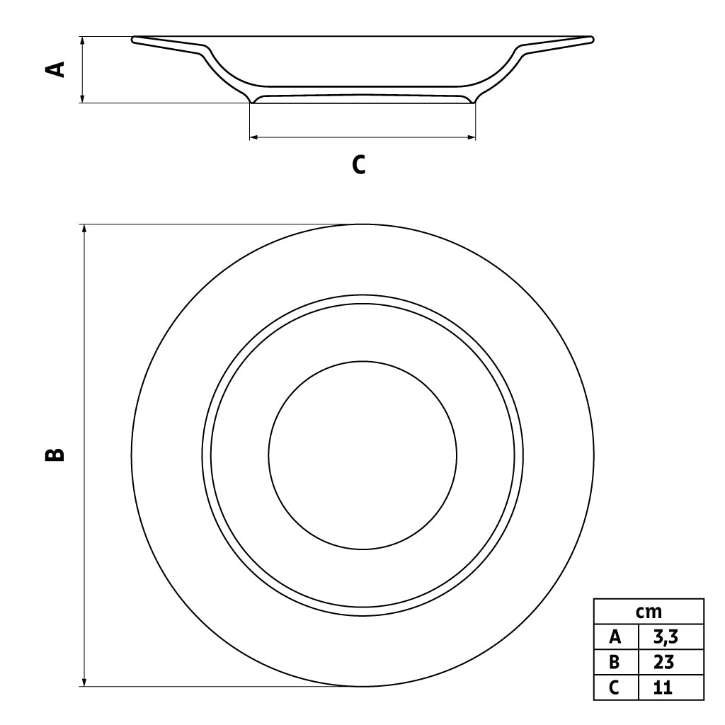 Juego de Vajilla porcelana 18 piezas Sweet Color