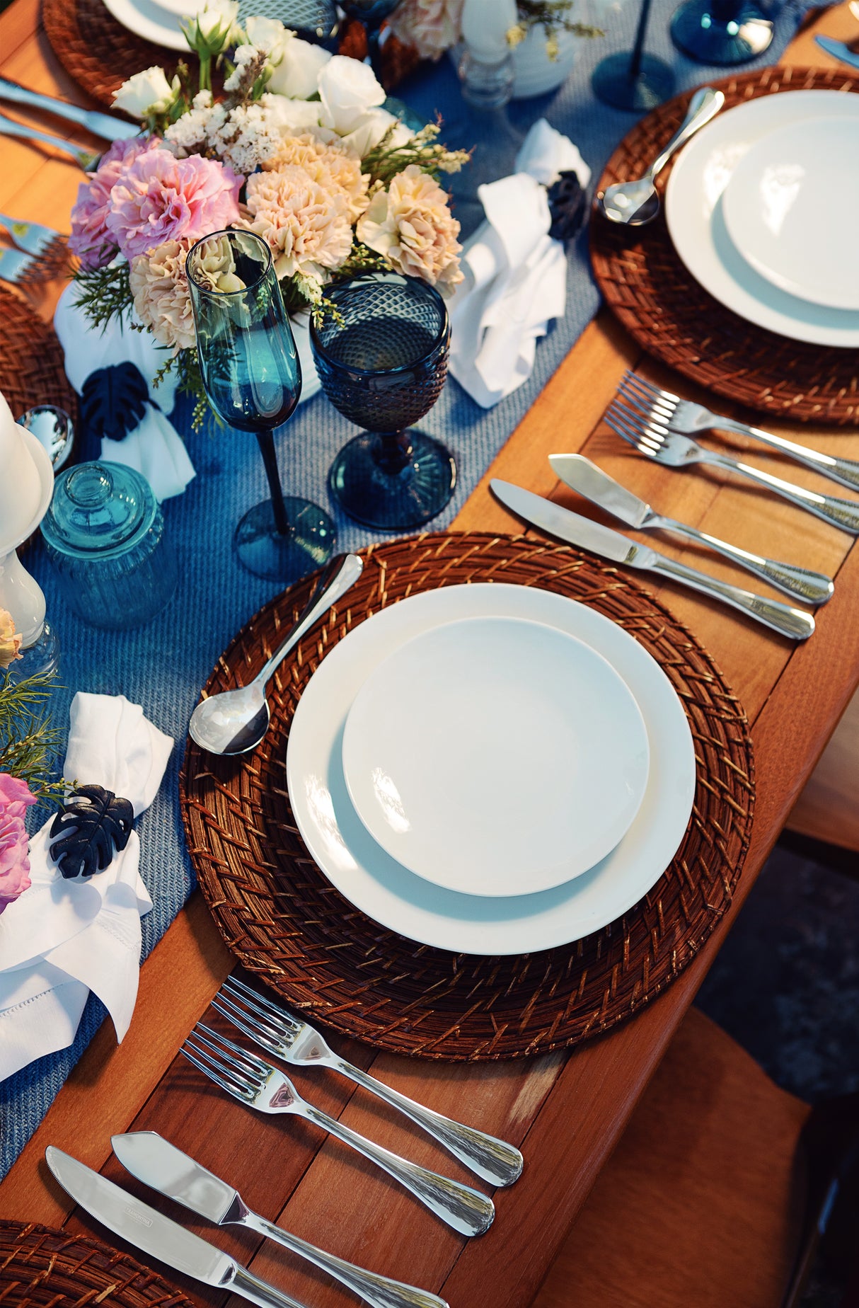 Platos de Postre de porcelana Sophia 21 cm 6 unidades