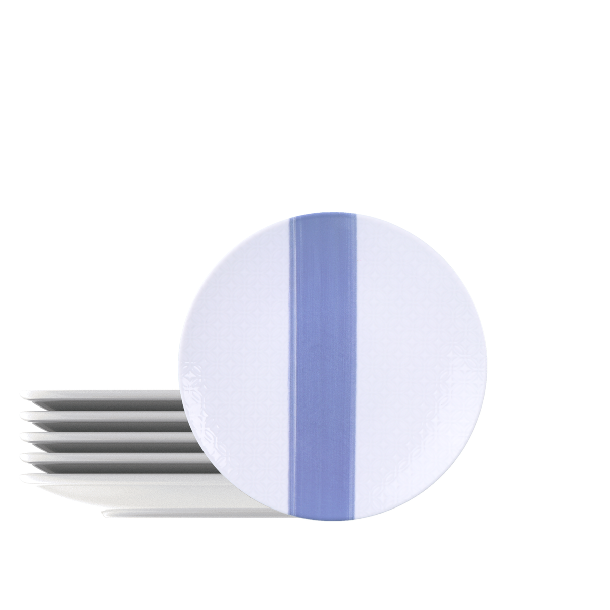 Juego de Platos Postre porcelana Soho, 21 cm, 6 piezas