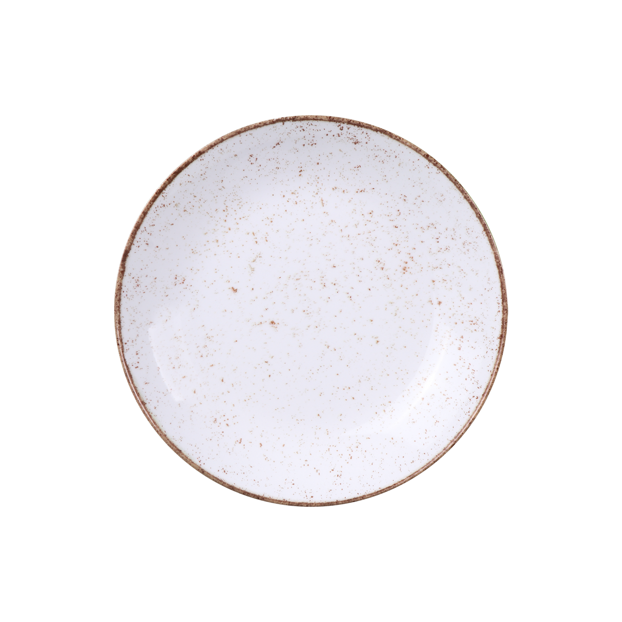 Juego de Platos Vajilla Porcelana Rústico Marrón 12 Piezas