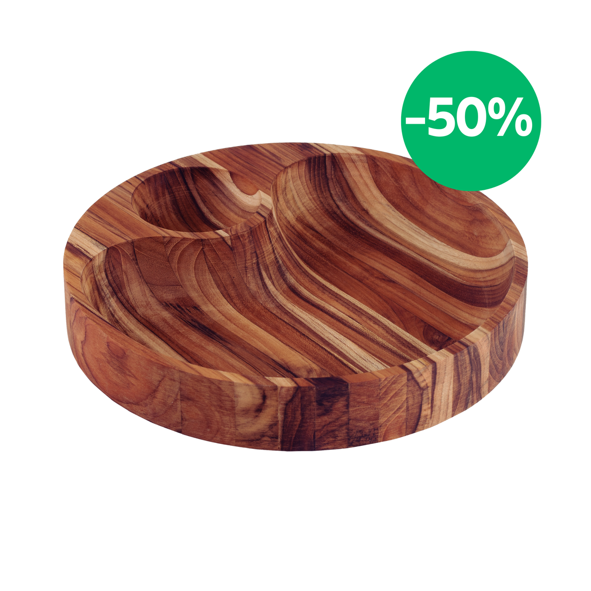 Tabla Bandeja de Madera Teca para Servir 31 x 5 cm Churrasco Premium